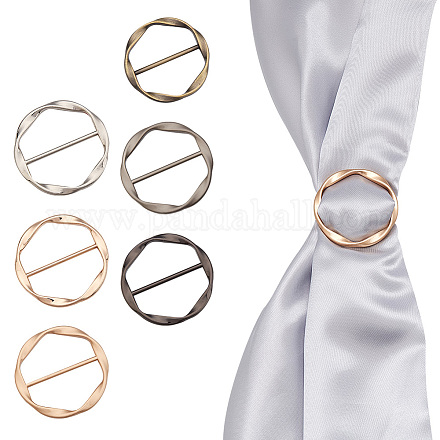 Ahandmaker 6 clip para anillo de bufanda. FIND-GA0002-44-1