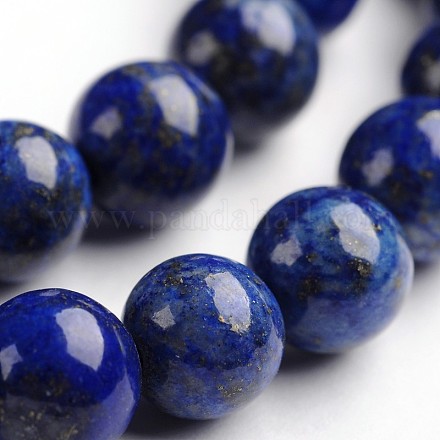 Hebras de piedras preciosas de lapislázuli teñidas y naturales redondas G-J333-05-8mm-1