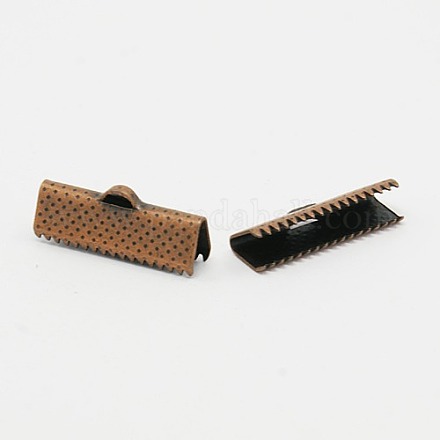 Iron Ribbon Crimp Ends IFIN-S008-R-NF-1