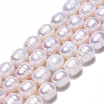 Natural Cultured Freshwater Pearl Beads Strands PEAR-N012-09B-1