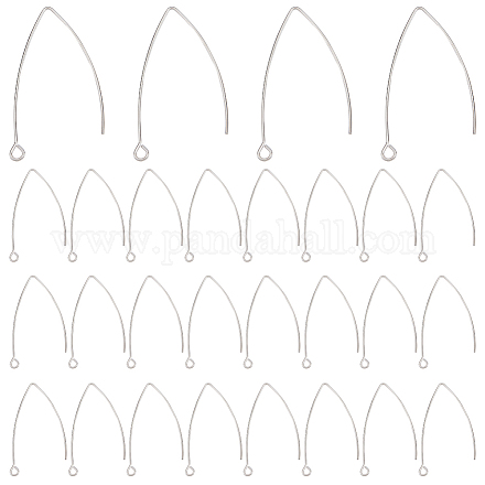 304 Stainless Steel Earring Hooks STAS-PH0018-18-1