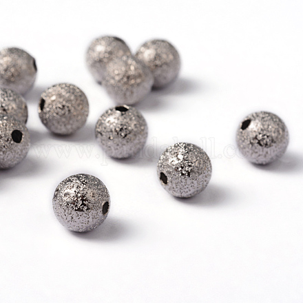 Perles de laiton texturées bricolage X-EC225-NF-1