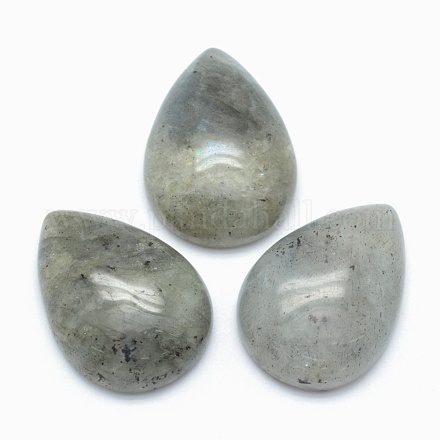 Natural Labradorite Cabochons G-E491-B-14-1