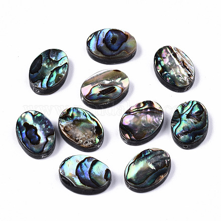 Perle di conchiglia abalone naturale / conchiglia paua SSHEL-T014-09-1