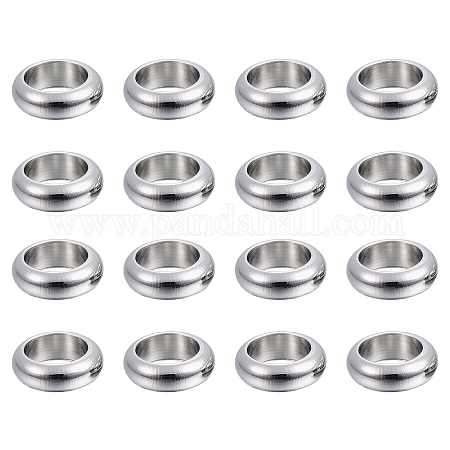 Shop UNICRAFTALE 200pcs 6mm Ring Pattern Spacer Beads Stainless