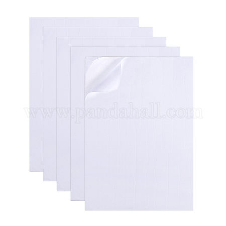 BENECREAT 20 Sheet 8 x 11 Inches White Double Sided Adhesive Foam Sheets  1mm Thick Sticky Foam Sheets for Scrapbooking Crafting 