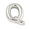 Non-Tarnish 304 Stainless Steel Pendants, Balloon Letter Charm, Letter Q, 20x17.5x5mm, Hole: 2.5x1.5mm