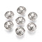 Alloy Buttons, Flat Round, 1-Hole, Antique Silver, 10.5mm, Hole: 3mm