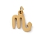 304 Stainless Steel Charms, with Jump Ring, Golden, Constellation Charm, Scorpio, 11x10x1.5mm, Hole: 3mm