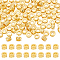 150Pcs Brass Bead, Column, Golden, 3x1.5mm, Hole: 1.5mm