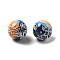 Baking Paint Opaque Acrylic Beads, Round, Mixed Color, 19.5mm, Hole: 2.8mm, about 110pcs/500g