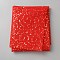 3 Yards Polyester Gauze Fabric, Star & Moon Pattern, Red, 1500x0.2mm