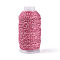 150M S24-Ply Cotton Twisted Cords, Cerise, 1.5mm, about 164.04 Yards(150m)/Roll