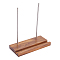 AHANDMAKER Rectangle Oak Display Stands, Jewelry Display Stand Kit with 304 Stainless Steel Bar, Rustic Display Stand for Events Decoration, Wedding Dinner Party, Retail Shop