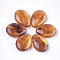Acrylic Beads, Imitation Gemstone Style, teardrop, Sandy Brown, 23.5x17x8mm, Hole: 1.6mm