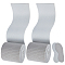 Rubber Insole, Flat, Light Grey, 89x5mm, about 1.5m/pc
