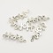 Tibetan Style Links connectors, Cadmium Free & Lead Free, Hope, Antique Silver, 41x14x1.5mm, Hole: 2.5mm