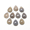 Natural Grey Agate Cabochons, teardrop, Light Grey, 13~14x9~10x5mm