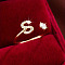 Brass Micro Pave Cubic Zirconia Cuff Rings, Letter S, 12x8mm