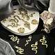 16 pièces 8 styles pendentifs en alliage strass&nbsp;ALRI-CJ0001-06-5