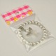 Lovely Wedding Dress Angel Bracelets for Kids BJEW-JB00727-19-3
