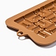 Moldes de silicona de calidad alimentaria para chocolate DIY-F068-09-4