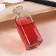 透明なガラス飲み物のびん  ジュースを保管するため  飲料  お茶  透明  16.5cm  穴：4.2のCM  容量：350ml（11.83液量オンス） AJEW-WH0096-25-2