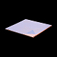 銅パネル  機械的切断用  精密加工  金型製作  正方形  ダークサーモン  10x10x0.1cm TOOL-WH0117-63A-02-2