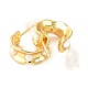 Brass Dangle Stud Earrings X-EJEW-F273-13G-2