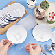 PH PandaHall 1-15 Acrylic Table Numbers with Display Stand Sliver Mirror Table Sign Stands Round Place Cards with Stands for Restaurant Decoration Birthday Party Anniversary 12.5cm/4.9 inch DIY-WH0320-38B-3