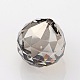 Faceted Round Glass Pendants GLAA-O008-G-2