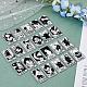 HOBBIESAY 22Pcs 22 Style Tarot Theme Printed Acrylic Pendants MACR-HY0001-08-4