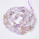 Natürliche lila Rutilquarz Perlen Stränge G-S363-028E-2