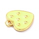Veri pendenti in ottone placcato oro 18k KK-L206-012G-09-4