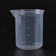 計量カッププラスチック工具  透明  5.9~6.1x6.7cm  容量：100ml（3.38液量オンス） TOOL-WH0100-11-1