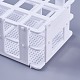 プラスチック試験チューブディスプレイスタンド  ホワイト  7.15x25x10.8cm ODIS-WH0005-02-2