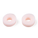Flat Round Eco-Friendly Handmade Polymer Clay Bead Spacers X-CLAY-R067-4.0mm-27-5
