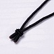 Natural Amethyst Pendant Necklace with Nylon Cord for Women G-G993-C01-4