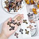 Nbeads 100 piezas colgantes de cruz de madera DIY-NB0007-51-3