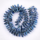 Electroplate Glass Beads Strands EGLA-S176-05B-B10-2