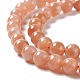 Natürliche sunstone Perlen Stränge G-A205-28B-3