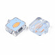 透明なアクリルビーズ  エナメル  アヒルと正方形  ミックスカラー  24x23x8mm  穴：3mm ACRC-S039-09-4