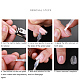 Abs en plastique sans soudure faux ongles conseils MRMJ-Q034-067B-7