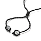 Collier pendentif en forme de larme de fluorite naturelle NJEW-K258-01F-4