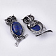 Broches/pendentifs en lapis lazuli naturel G-S353-05J-2