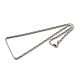 Collares de cadena de cuerda de 304 acero inoxidable X-STAS-M174-013P-2