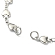 304 Stainless Steel Heart Link Chains AJEW-TA00004-02-2