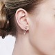 Tinysand 925 boucles d'oreilles pendantes triangle en argent sterling TS-E333-S-4