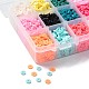 150G 15 Colors Handmade Polymer Clay Beads CLAY-JP0001-14-6mm-3