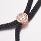 Création de bracelets à cordon torsadé en nylon MAK-F019-5